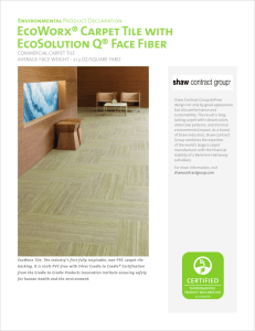EcoWorx® Carpet Tile with EcoSolution Q® Face