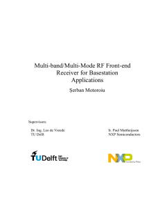 Multi-band/Multi-Mode RF Front-end Receiver for Basestation