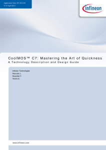 Application Note 650V CoolMOS™ C7 Mastering the Art of