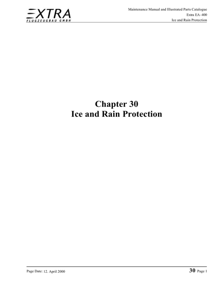 Chapter 30 Ice and Rain Protection