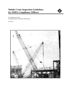 Mobile Crane Inspection Guidelines for OSHA Compliance