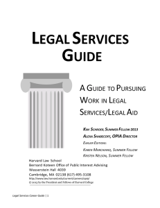 What`s It Like To Be A Legal Services Lawyer?
