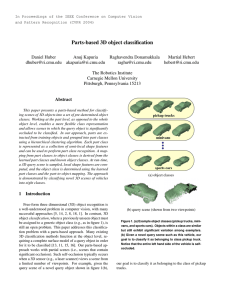 Parts-based 3D object classification