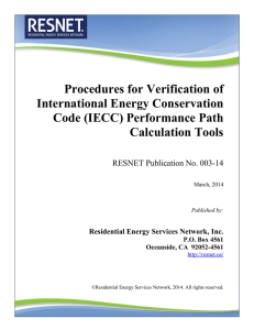 Procedures for Verification of International Energy
