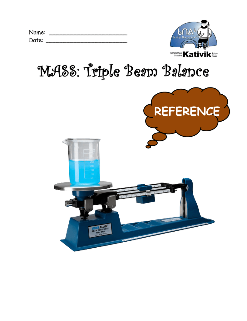 MASS: Triple Beam Balance Intended For Triple Beam Balance Practice Worksheet