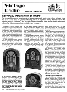 1996-08: Converters, first detectors, or mixers