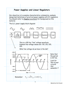 Power Supplies and Linear Regulators