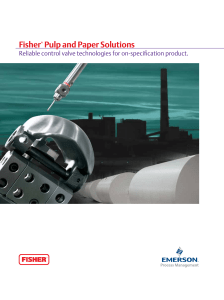 Fisher® Pulp and Paper Solutions