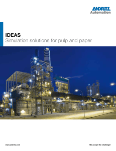 IDEAS: Simulation solutions for pulp and paper