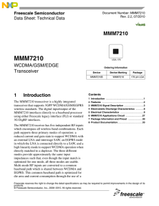 Data Sheet: Technical Data