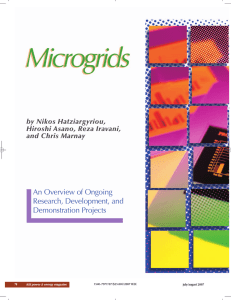 Microgrids: An Overview of Ongoing Research, Development and