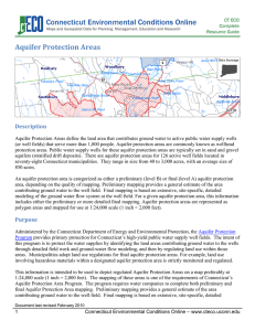 Aquifer Protection Areas