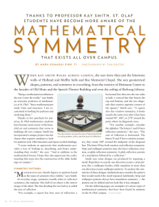Mathematical Symmetry