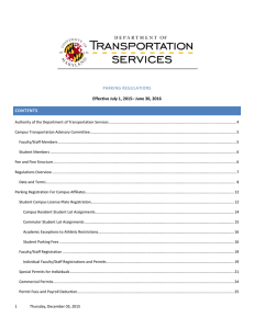 Parking Regulations - DOTS