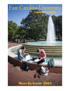 Move-In Guide 2015 - East Carolina University