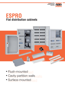 Flush-mounted Cavity partition walls Surface