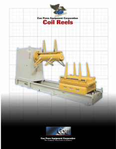 Coil reels - COE Press Equipment