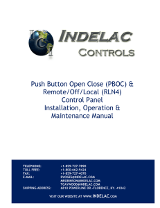 Remote Off Local - Indelac Controls Inc