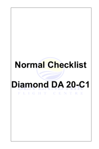 DA20-C1 Checklist