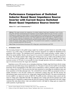 Performance Comparison of Switched Inductor Based Quasi