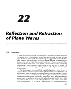 Reflection and Refraction of Plane Waves
