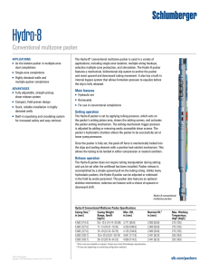 Hydro-8 Conventional multizone packer