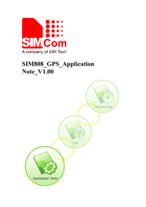 SIM808 GPS AT command