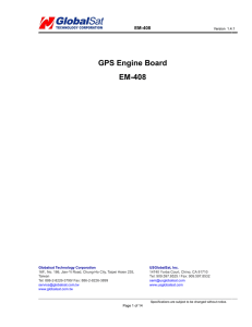 GPS Engine Board EM-408