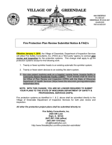 Fire Protection Plan Review Submittals