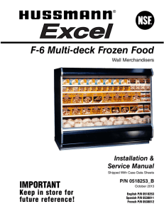 F-6 Multi-deck Frozen Food