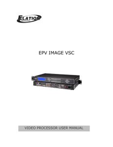 EPV-Image VSC User Manual