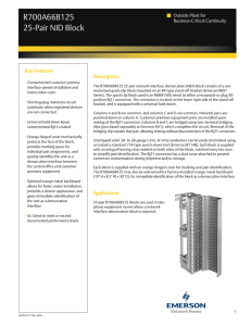 R700A66B 25 25-Pair NID Block