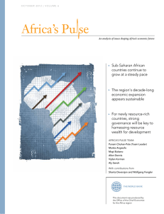 Sub-Saharan African countries continue to grow at a steady pace