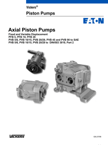 Axial Piston Pumps - Advanced Fluid Systems