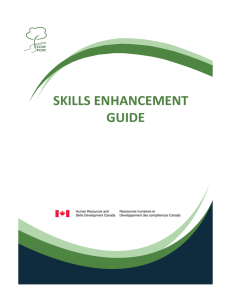 Skills Enhancement Guide (Alberta)
