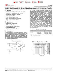 VCA824 - Texas Instruments