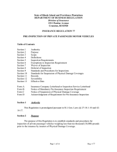 Rhode Island Regulations - Rhode Island Department of Business