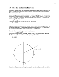 6.7. The sine and cosine functions