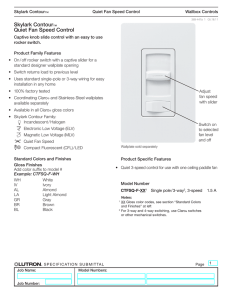 Skylark Contour™ Quiet Fan Speed Control