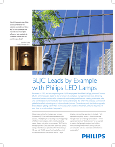 BLJC Leads by Example with Philips LED Lamps