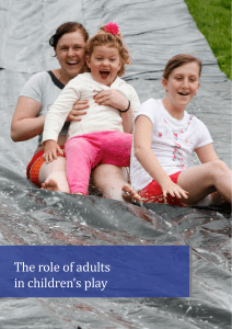 The role of adults in children`s play