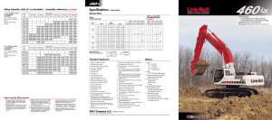 Operating Weight: w/Fixed Sideframe:101,200 lbs (45 900 kg) w