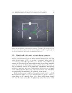 1.5 Simple circuits and population dynamics