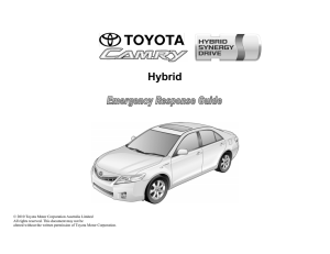 Toyota Camry. The Hybrid