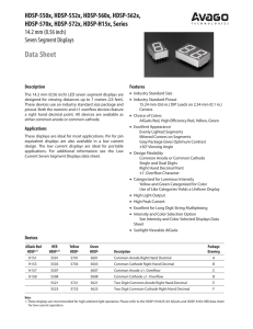 Data Sheet - Avago Technologies
