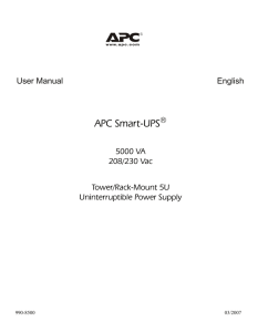 APC Smart-UPS - APCGuard.com