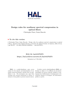 Design rules for nonlinear spectral compression in optical fibers