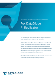 Fox DataDiode PI Replicator - Fox-IT