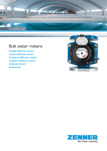 Bulk water meters