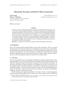 Information, Divergence and Risk for Binary Experiments
